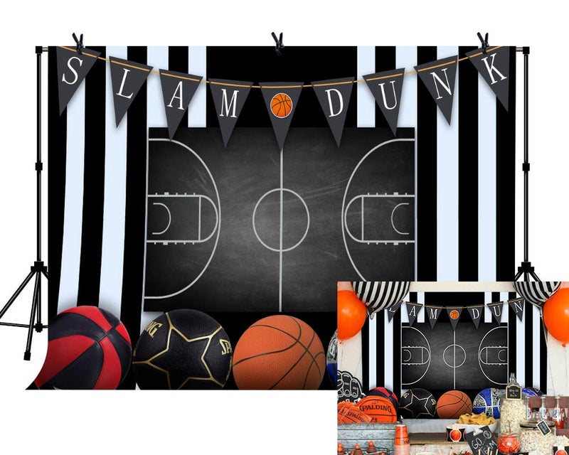 LYLYCTY Basketball Bakcdrop for Theme Party Spulies Banners Sports Photography Background - Image 1